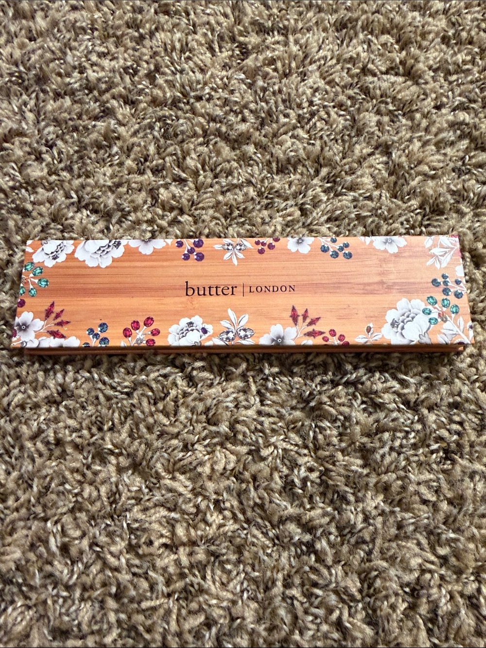 butter LONDON Orange Floral Eyeshadow Palette